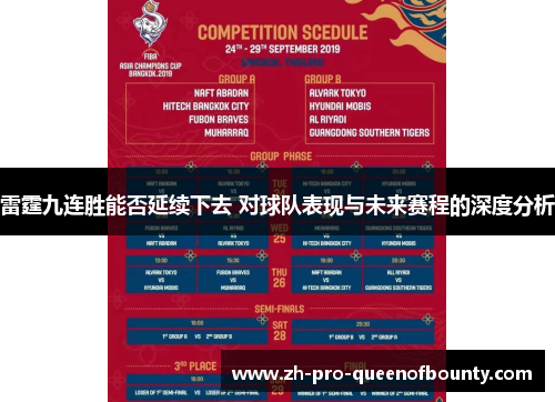 雷霆九连胜能否延续下去 对球队表现与未来赛程的深度分析